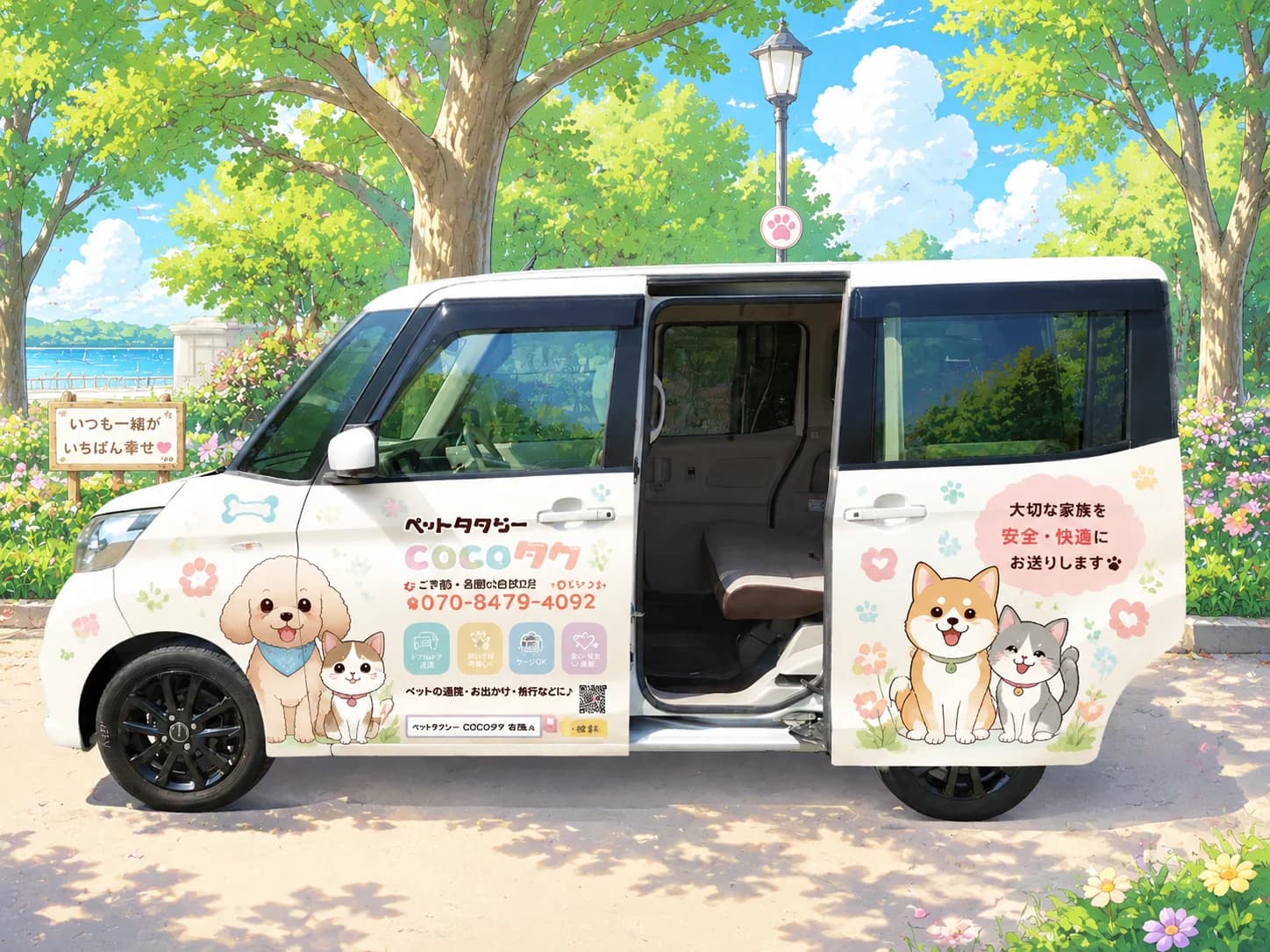 ペットタクシーCOCOタク 穂の国店の写真
